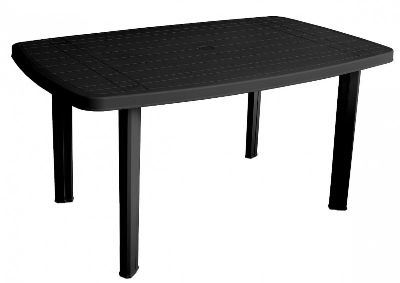 Tavolo Faro Antracite Cm 137X85X72h