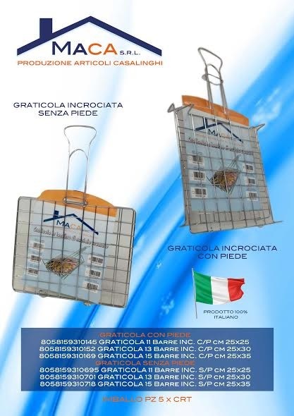 Graticola 15 Barre Cm 25x35