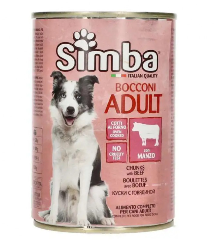 Bocco Simba Cane Manzo Kg 1.2