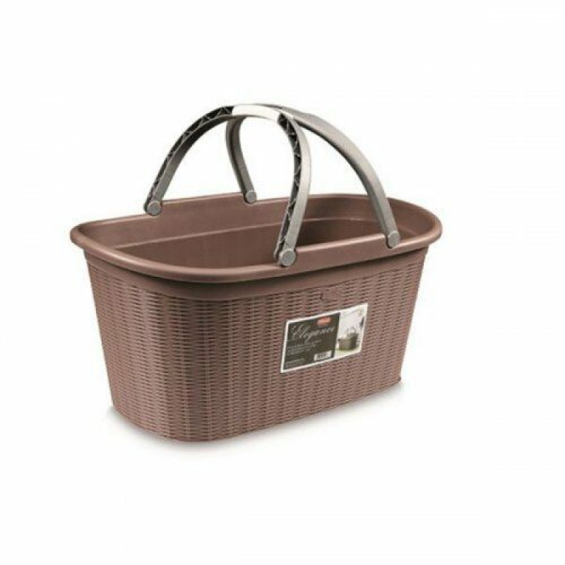 Cesta Aperta Portabianch. Elegance Lt 35 C/Manici