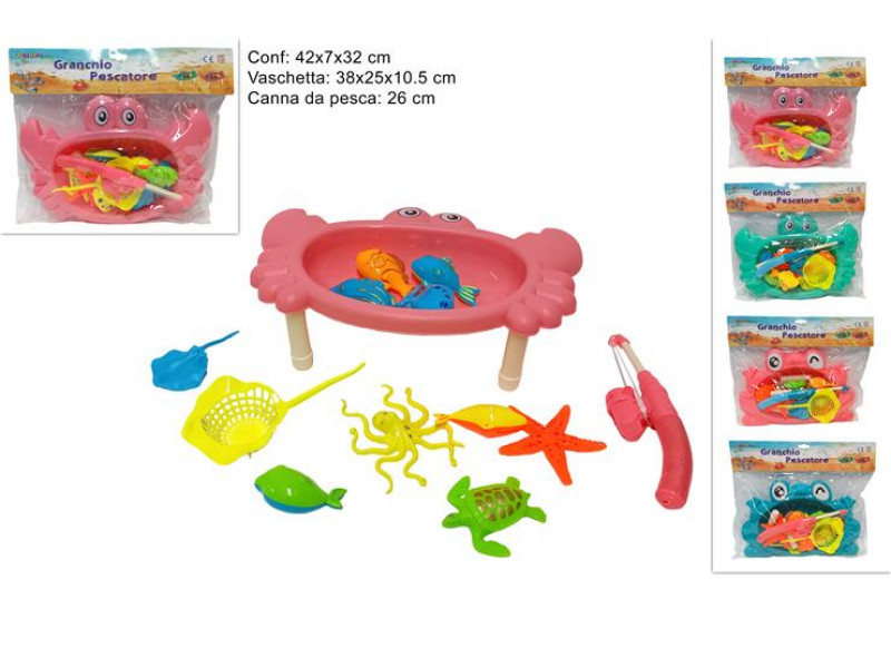 Gioco Canna da Pesca C/Vaschetta 