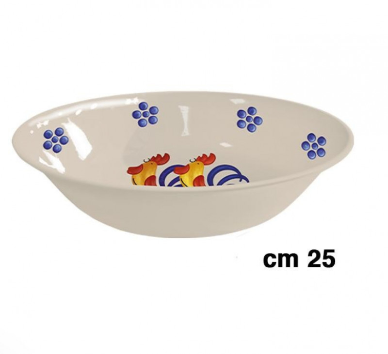 Insalatiera Melamina Cm 25 Galli