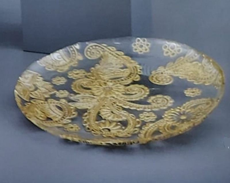 Piatto Gold Paisley D. 32