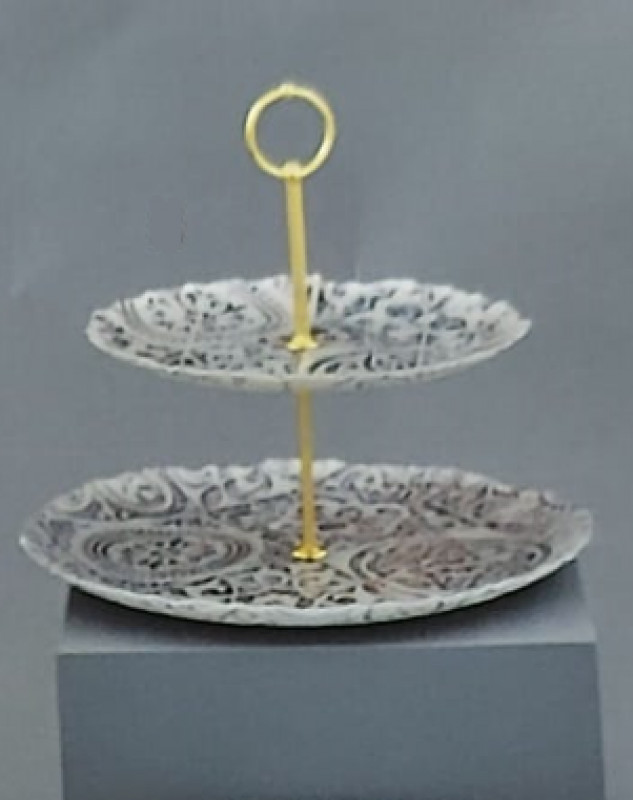 Alzatina 2 Piani Maiolica Talavera D. 28