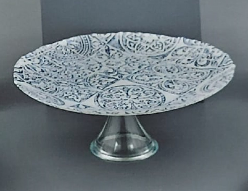 Piatto Maiolica Talavera C/Piede D. 32