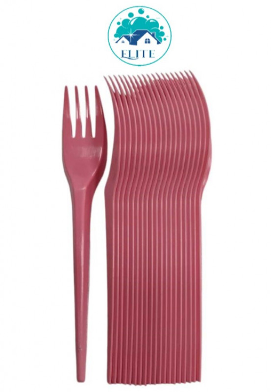 Forchette Elite Rosa Pz 20 Riutilizz.
