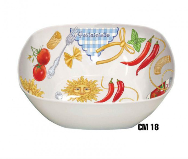 Insalatiera Melamina Quadra Cm 18 Chef