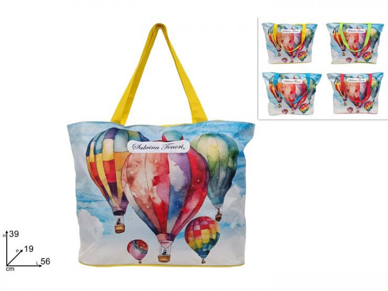 Borsa Mare Fant. Mongolfiere Col Ass