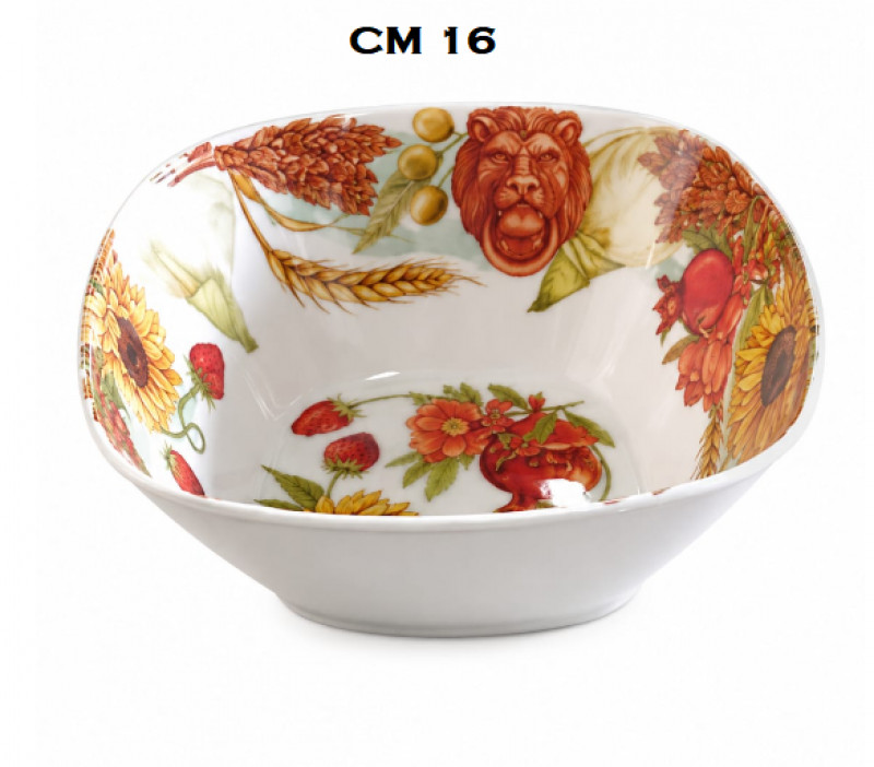 Insalatiera Melamina Quadra Cm 16 Terracotta