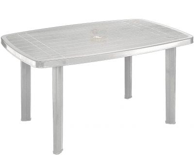 Tavolo Faro Bianco Cm 137x85xh.72