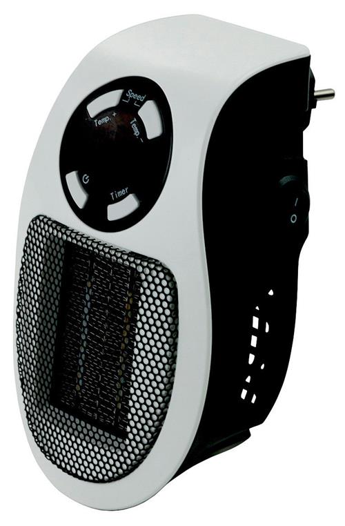 Termoventilatore da presa Pluggy Display Led 500W