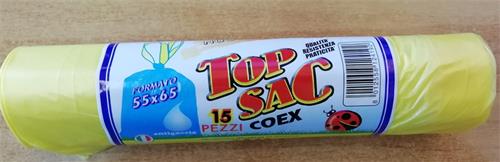 Sacch. Patt. Giallo 55x65 Pz 15 TS