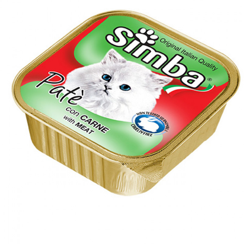Pate' Simba Gatto Manzo Gr. 100