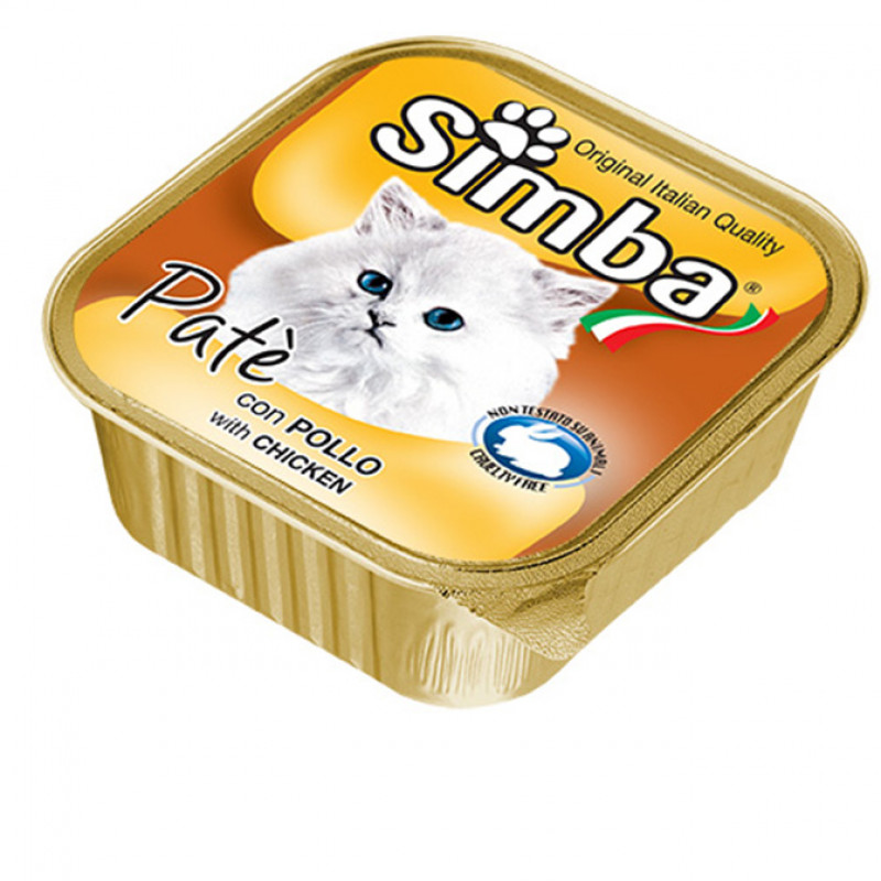Pate' Simba Gatto Pollo Gr. 100