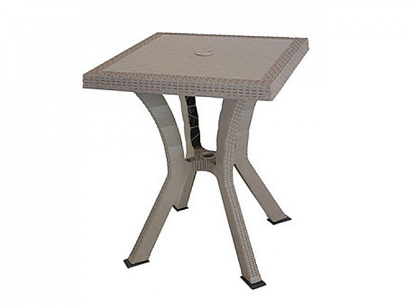 Tavolo Rigoletto Elite Tortora Cm 60X60