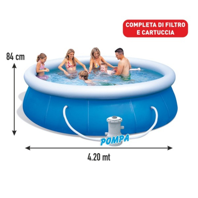 Piscina Autoportante Mt 4,20X0,84
