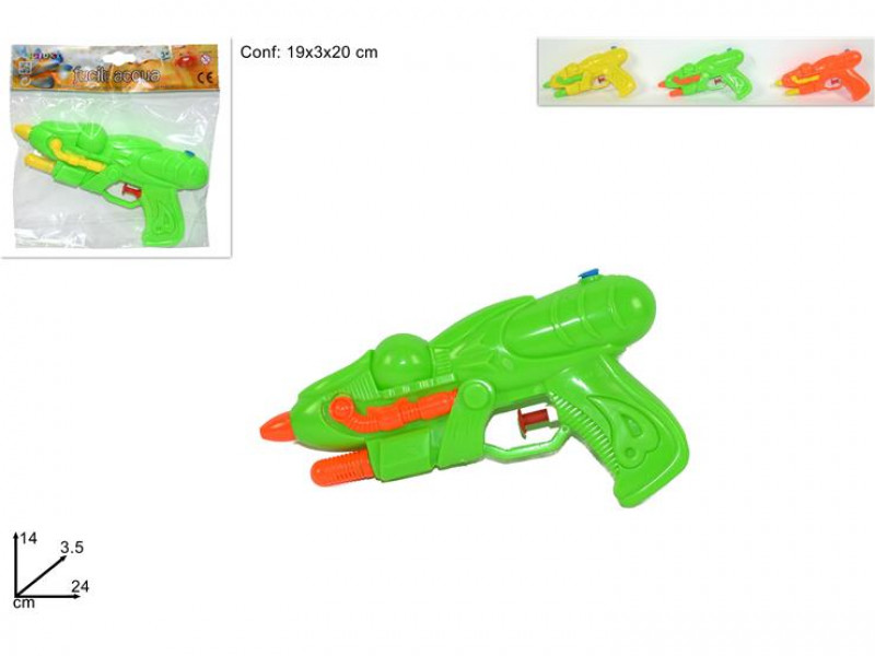 Pistola Acqua Cm 24 Col Ass