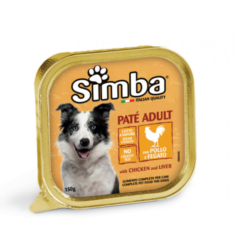 Pate' Simba Cane Pollo/Fegato Gr. 150