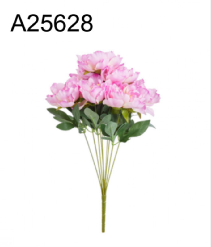 Fiore Bush Peonie X9 Cm 50h A25628