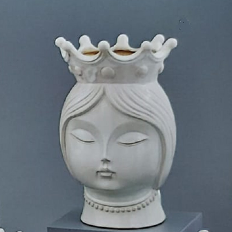 Vaso Principessa Maxi Whitequeen Cm 20X18X29,5