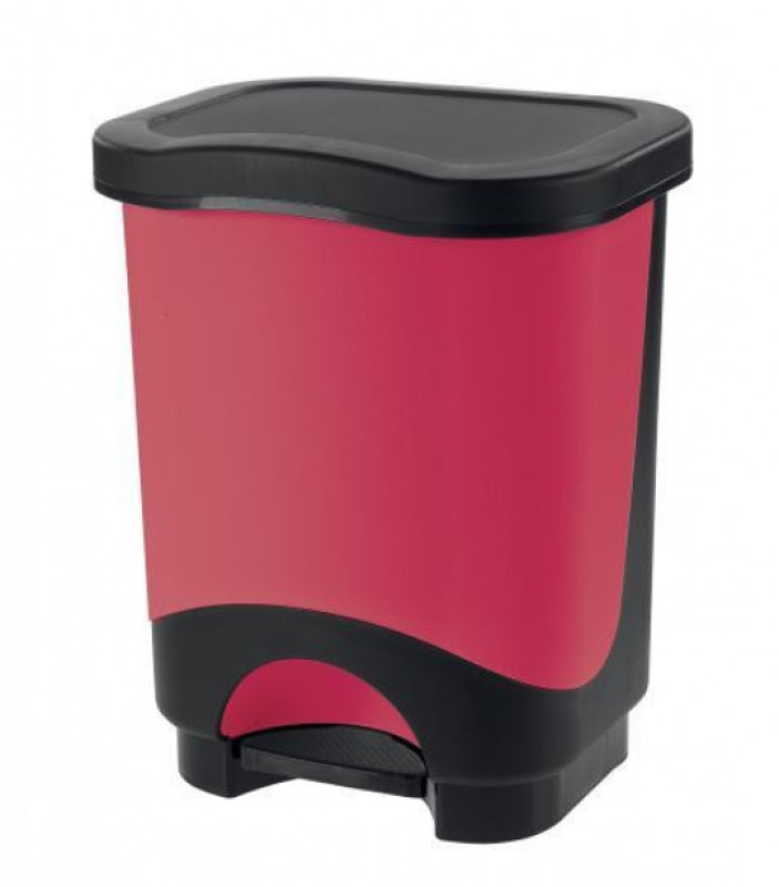 Pattumiera Idea Nera Lt 18 Ciliegia