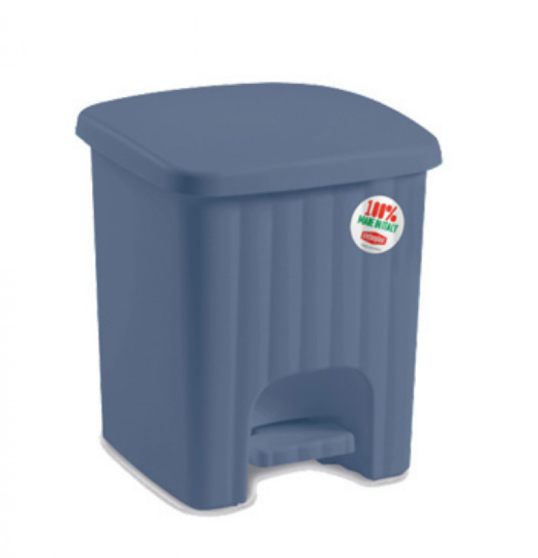 Pattumiera Pedalina Quadra 4,5 Lt Palace Blue 